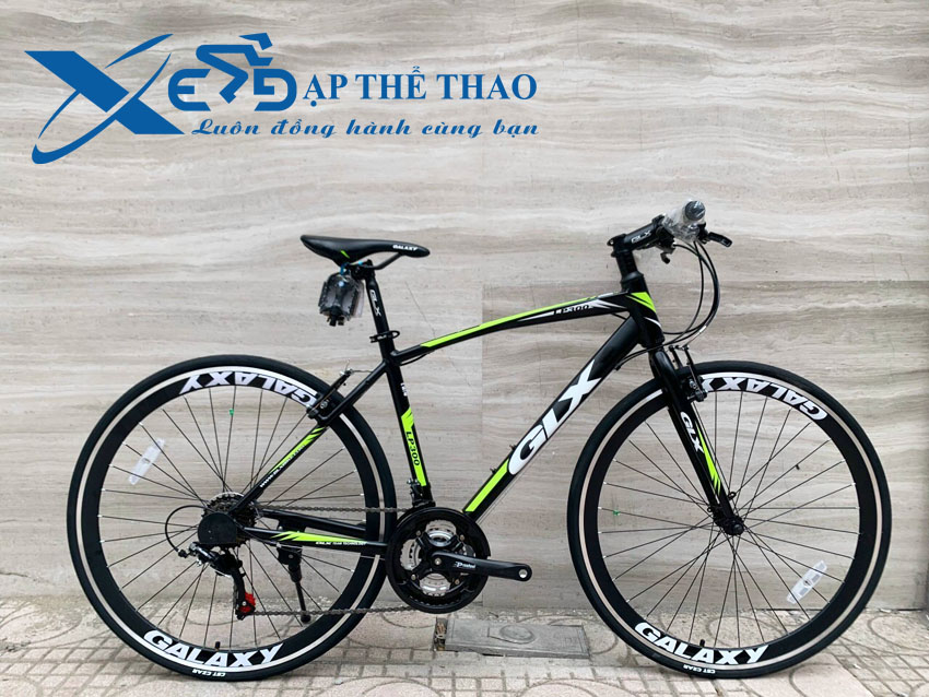 Xe đạp thể thao GLX LP300 màu đen xanh lá