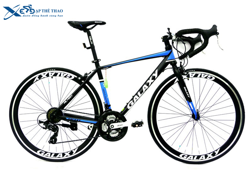 Xe đạp đua Galaxy RL420 màu đen xanh dương