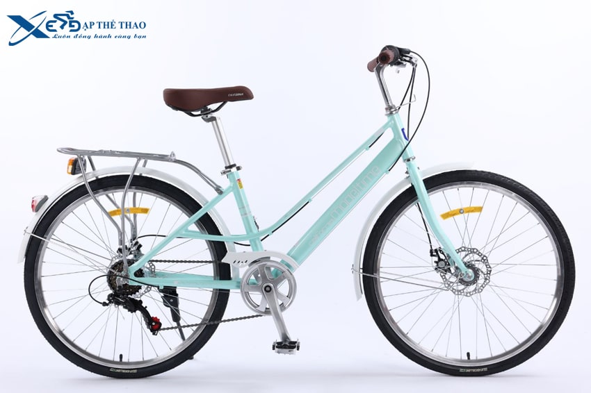 Xe đạp thể thao nữ California Modeltime màu xanh ngọc