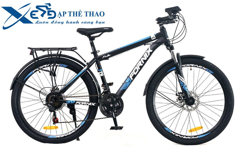 Xe đạp thể thao địa hình Fonix F26 đen xanh dương