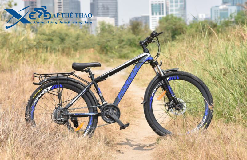 Xe đạp thể thao địa hình Fonix FM26 màu đen xanh dương