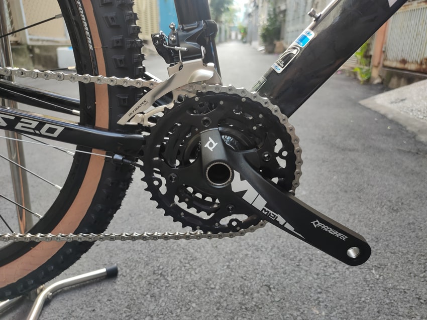 Xe đạp địa hình Twitter Mantis 2.0 có đùi đĩa cốt rỗng như những chiếc xe đạp cao cấp
