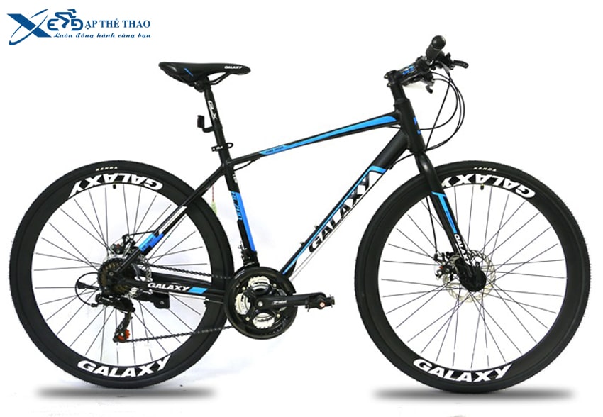 Xe đạp thành phố Galaxy RL200 màu đen xanh dương