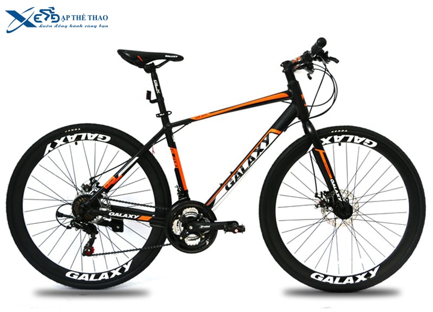 Xe đạp thành phố Galaxy RL200 màu đen cam