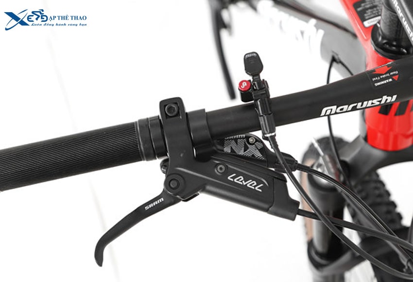 Xe đạp địa hình Nhật Maruishi Fuji Pro sử dụng tay thắng mềm Level