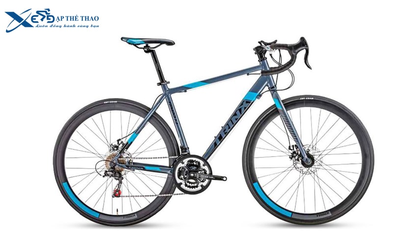 Xe đạp đua Trinx Tempo 1.1 màu xám đen