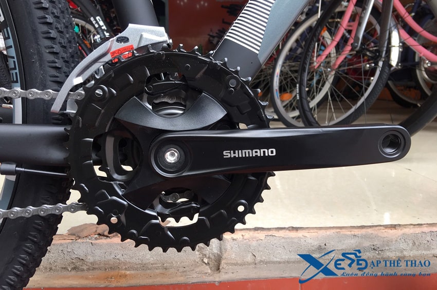 Xe đạp thể thao Trinx X1 Elite trang bị đùi đĩa của Shimano