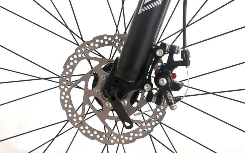Xe đạp địa hình MTB Fornix FX26 sử dụng phanh đĩa trên 2 bánh trước sau