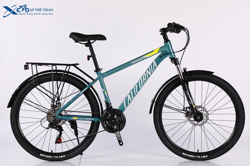 Xe đạp thể thao California 230cc màu xanh lá 