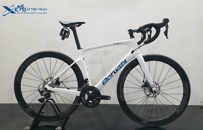 Xe đạp đua Maruishi Air Force màu trắng