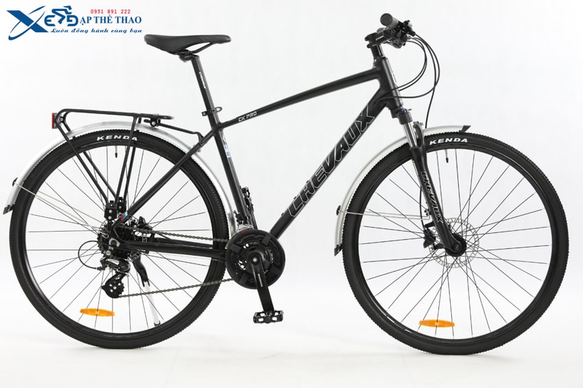 Xe đạp thể thao Hybrid Chevaux CK Pro màu đen